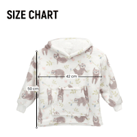 Safari & Sloth Infant Hooded Blanket with Pocket for Toddlers Ages 0-2 Warm Unisex Loungewear by Daisy Dreamer Hooded Blanket