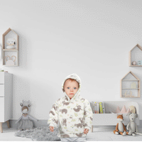 Safari & Sloth Infant Hooded Blanket with Pocket for Toddlers Ages 0-2 Warm Unisex Loungewear by Daisy Dreamer Hooded Blanket