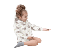 Safari & Sloth Infant Hooded Blanket with Pocket for Toddlers Ages 0-2 Warm Unisex Loungewear by Daisy Dreamer Hooded Blanket