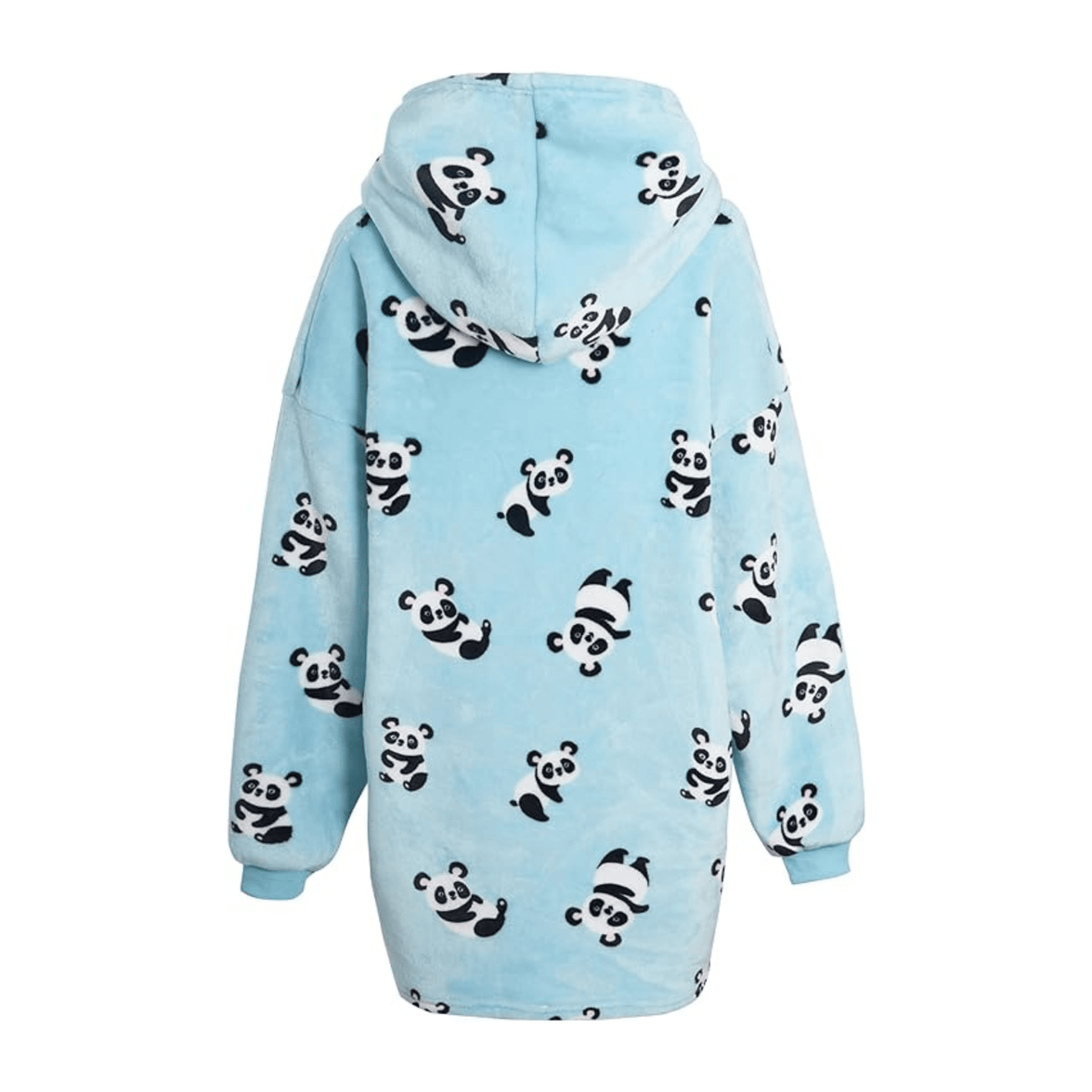 Giant Oversized Panda Hooded Blanket Plush Fleece with Reversible Sherpa Adults and Kids 6XL Hoodie Sweatshirt with Pockets Warm and Cosy by Daisy Dreamer PANDA Hooded Blanket