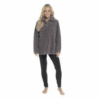 Women's Luxuriously Soft Sherpa Top and Leggings Lounge Set with Double Pockets Long Sleeve Lightweight Pajamas Ideal for Chilly Days by Daisy Dreamer Pyjamas