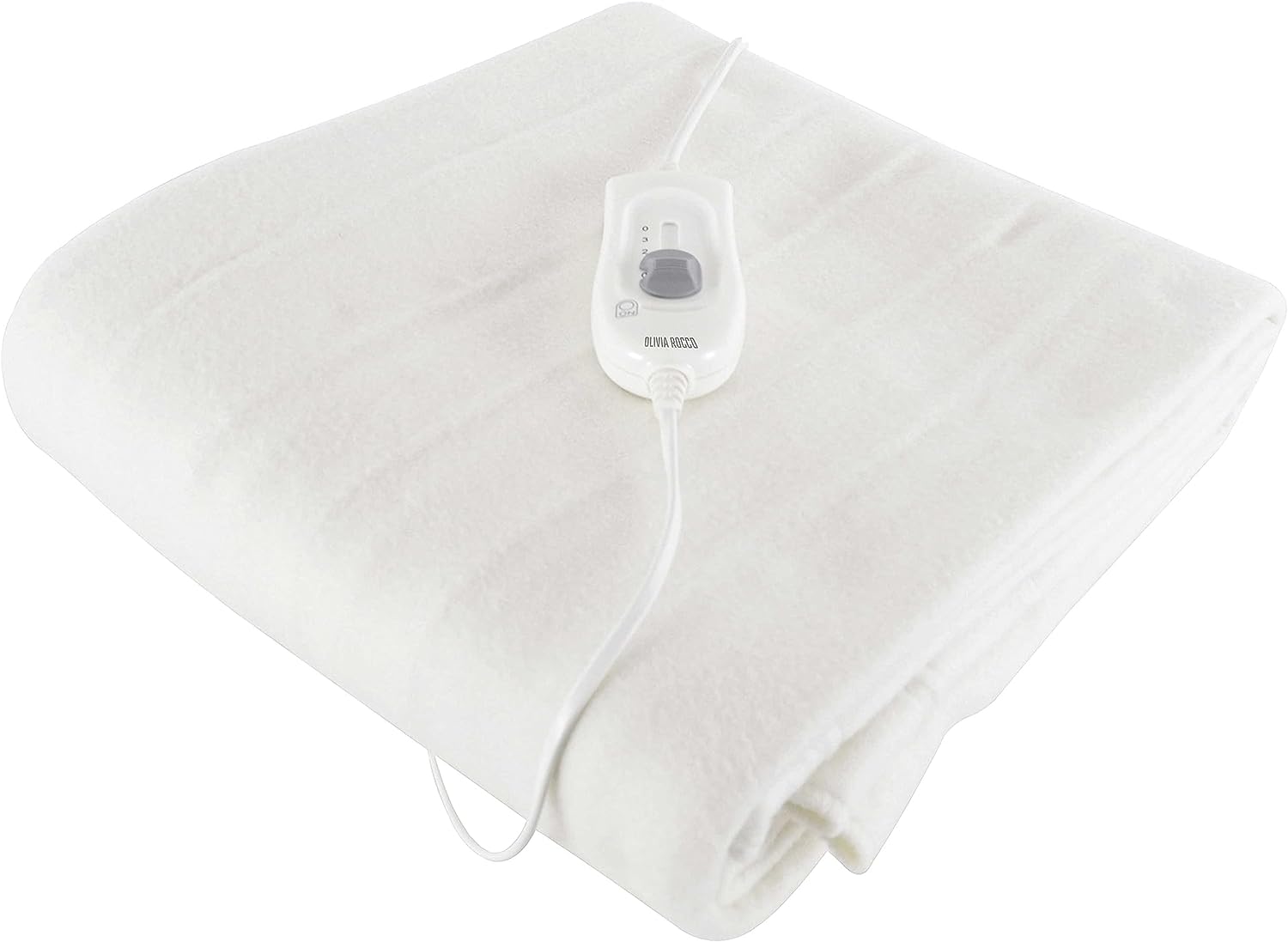 Heatwave Heated Blankets 3 Heat Settings Electric Underblanket Fast Heat Up SINGLE / WHITE OLIVIA ROCCO Blankets