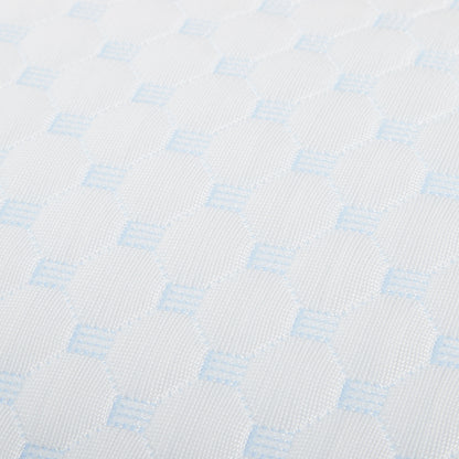 Ice Cool Unique Hypoallergenic Cooling Memory Foam Pillow for Nightlong Comfort and Breathable Sleep Support by OLIVIA ROCCO 50x75cm Pillows