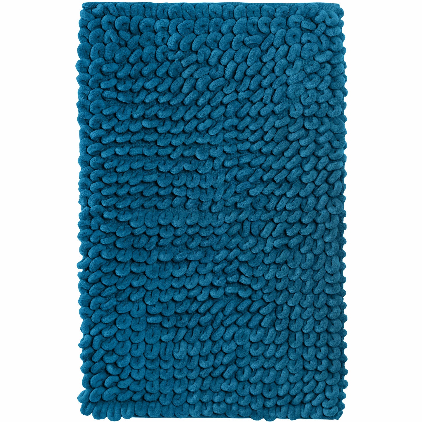 Jumbo Loop Bath Mat Non Slip Water Absorbent Rug for Shower & Toilet Large Size Floor Mats by OLIVIA ROCCO TEAL Bath Mat