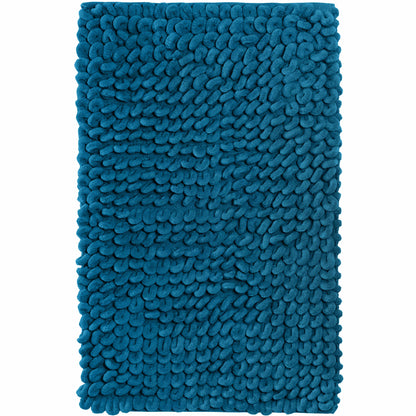 Jumbo Loop Bath Mat Non Slip Water Absorbent Rug for Shower & Toilet Large Size Floor Mats by OLIVIA ROCCO TEAL Bath Mat