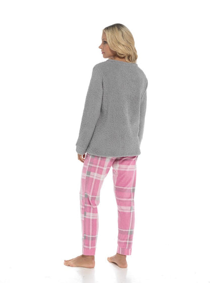 Ladies Snuggle Fleece Pyjama Sets OLIVIA ROCCO Fleece Pyjama