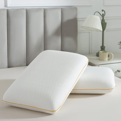 Luxury Memory Foam Pillow for Neck & Shoulder Support Breathable Pressure Relief 60x40 cm by OLIVIA ROCCO 60 x 40 CM Pillows