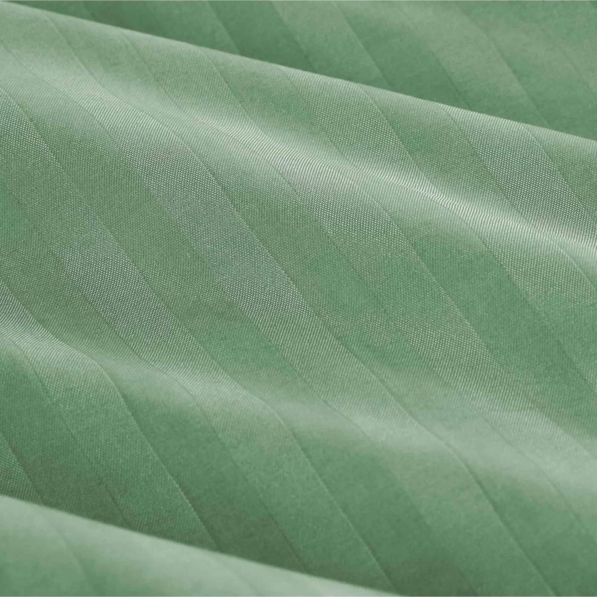 Mayfair Stripe Elegant Reversible Satin Duvet Cover Set with Comforter Multiple Sizes & Colours Luxurious Bedding Collection by OLIVIA ROCCO Duvet Cover