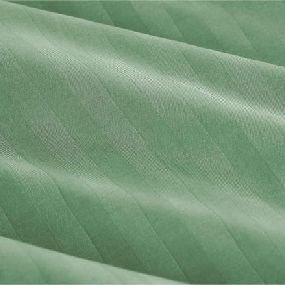 Mayfair Stripe Elegant Reversible Satin Duvet Cover Set with Comforter Multiple Sizes & Colours Luxurious Bedding Collection by OLIVIA ROCCO Duvet Cover