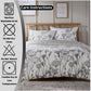 Meadow Grey Printed Duvet Cover Set OLIVIA ROCCO Duvet Covers