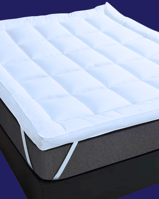 Microfibre Mattress Topper Heavy Fill Extra Deep Super Soft Anti-Allergy Bed Topper for Ultimate Comfort by OLIVIA ROCCO Mattress Topper