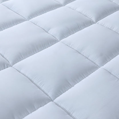 Microfibre Mattress Topper Heavy Fill Extra Deep Super Soft Anti-Allergy Bed Topper for Ultimate Comfort by OLIVIA ROCCO OLIVIA ROCCO Mattress Topper