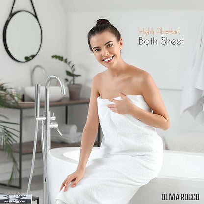 Hotel Collection Towels White Grey Hospitality Commercial Towels OLIVIA ROCCO Towel