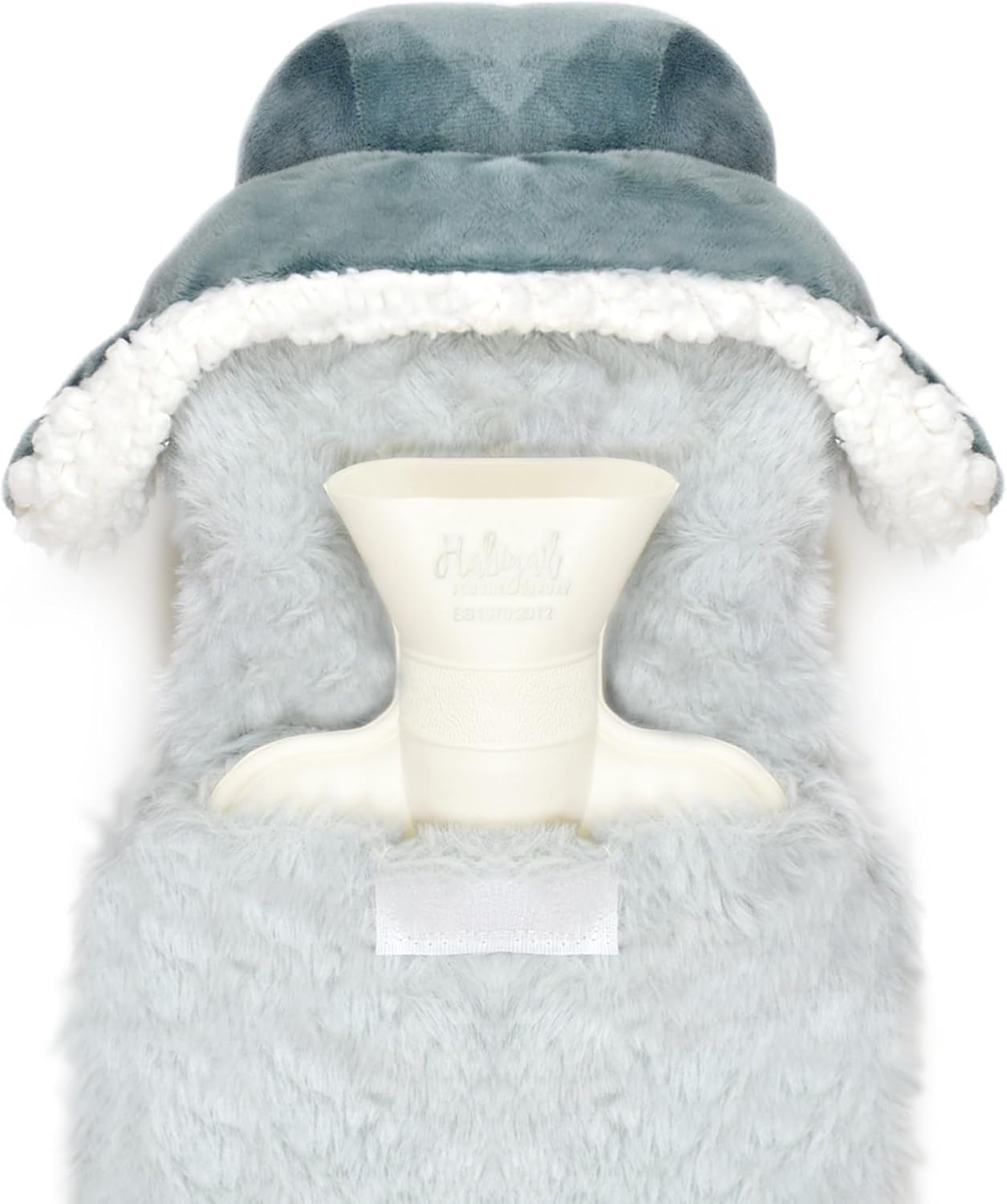 Novelty Animal Penguin Trapper Hot Water Bottle with Fluffy Cover, 1L Natural Rubber Hot Water Bag for Kids and Adults Olivia Rocco (Copy) Penguin Trapper Hot Water Bottle
