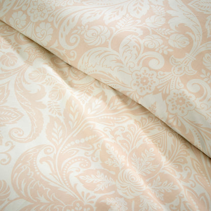 OLIVIA ROCCO Aria Natural Printed Reversible Duvet Cover Set Quilted Polyester Blend with Button Closure Single Double King Size Duvet Cover