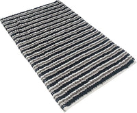 2 Piece Amalfi Super Soft Absorbent Bath Mat Set Jumbo Plush Cotton Pedestal Bath Rug with Modern Design for Bathroom OLIVIA ROCCO Bath Mat