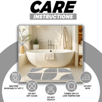 Stockholm Bath Mat Non Slip Backing Super Soft Water Absorbent Cotton Blend Mats Quick-Drying Bathroom Toilet Floor Rug by OLIVIA ROCCO Bath Mat
