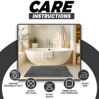 Jumbo Loop Bath Mat Non Slip Water Absorbent Rug for Shower & Toilet Large Size Floor Mats by OLIVIA ROCCO Bath Mat
