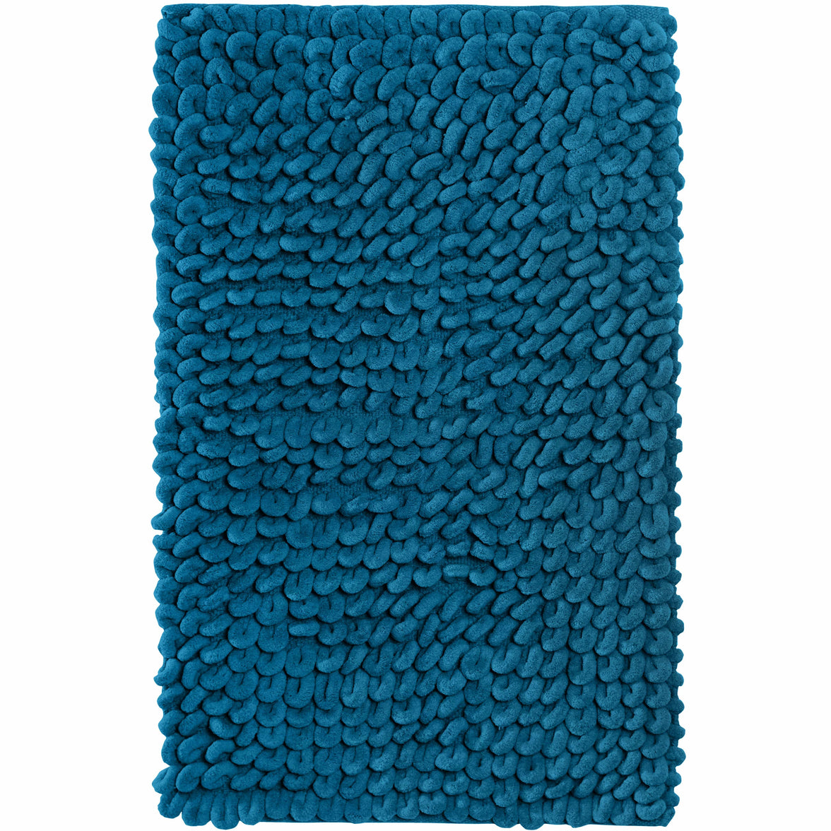 Jumbo Loop Bath Mat Non Slip Water Absorbent Rug for Shower & Toilet Large Size Floor Mats by OLIVIA ROCCO TEAL Bath Mat