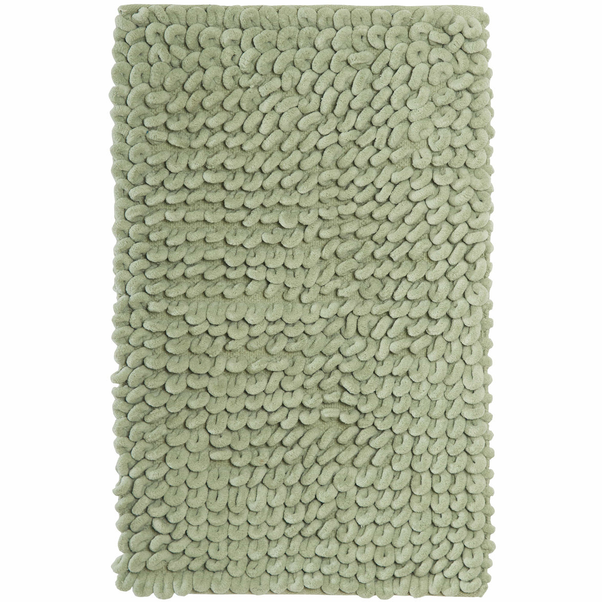 Jumbo Loop Bath Mat Non Slip Water Absorbent Rug for Shower & Toilet Large Size Floor Mats by OLIVIA ROCCO SAGE GREEN Bath Mat