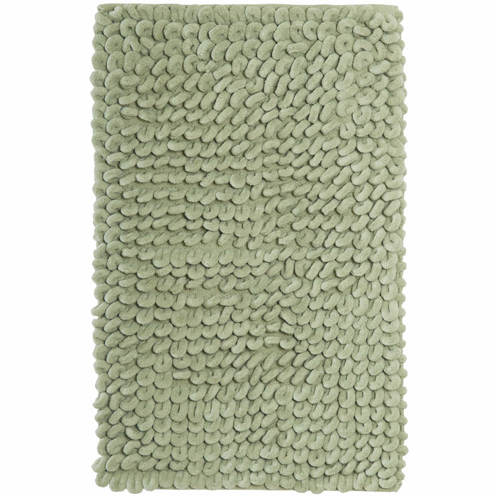 Jumbo Loop Bath Mat Non Slip Water Absorbent Rug for Shower & Toilet Large Size Floor Mats by OLIVIA ROCCO SAGE GREEN Bath Mat
