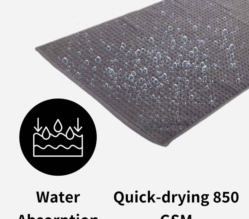 Pack Bath Mat Non-Slip Cotton Duck Egg | OLIVIA ROCCO