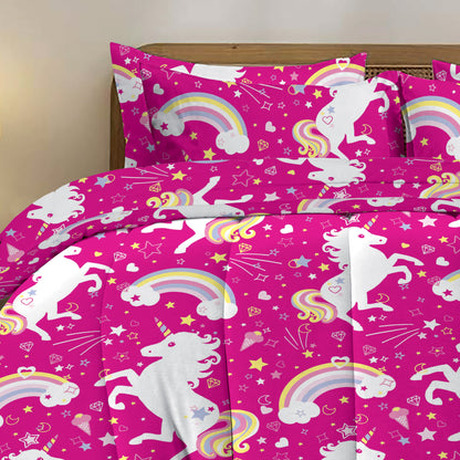 OLIVIA ROCCO Coverless Duvet Set 10.5 Tog All Seasons Microfibre Bedding with Pillowcases - GAMER / DOUBLE