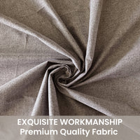 OLIVIA ROCCO Blackout Linen Eyelet Curtains 2 Panel Set Thermal Insulated Noise Reducing Window Drapes For Home And Bedroom Curtain