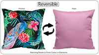 Peacock Waterproof Design Cushions for Patios Gardens and Living Rooms with High-Quality Hollow-Fibre Fill by OLIVIA ROCCO 43 x 43 cm / PEACOCK Cushions
