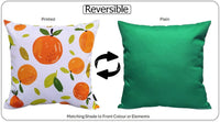 Summer Fruit Design Waterproof Outdoor Cushions for Patio Garden Bench Sofa Bed Durable Polyester Filled Comfort by OLIVIA ROCCO 43 x 43 cm / SUMMER FRUITS Cushions