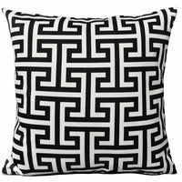 Waterproof Breathable Milano Black Hollowfibre Filled Cushions 43x43cm for Outdoor Garden Bench Sofa or Indoor Use by OLIVIA ROCCO 43x43cm / MILANO BLACK Cushions