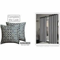Milano Black 2 Pack Scatter Cushion Covers Soft Touch Decorative Throw Pillows with Hidden Zipper for Sofa or Bed by OLIVIA ROCCO 43x43cm / MILANO Cushions