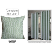 Paris Cushion Covers 2 Pack Modern Sage Green Decorative Square Scatter Cushions with Invisible Zipper for Sofa & Bed by OLIVIA ROCCO 43x43cm / SAGE GREEN Cushions