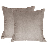 OLIVIA ROCCO 2 Pack Linen Scatter Cushion Covers Plain Square Pillow Cases with Hidden Zip for Sofa Bed Home Decor NATURAL / 2 PACK Curtain