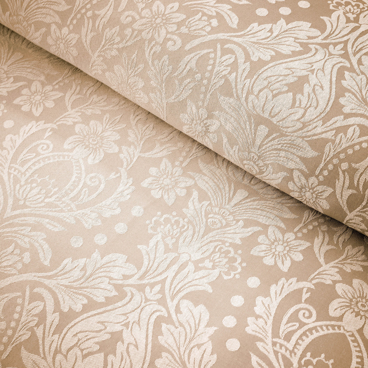 OLIVIA ROCCO Dorchester Jacqaurd Duvet Cover Set Quilted Bedding Covers with Pillowcases Luxurious Soft Durable Floral Pattern Quilt Bed Sets Duvet Cover