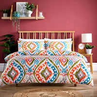 OLIVIA ROCCO Luxury Super Soft Cotton Rich Duvet Sets Easycare Comfortable Bedding Includes Duvet Cover & Pillowcases in Single Double King Size PERU / SINGLE Duvet Cover