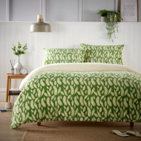 Floral Leaves Teddy Duvet Set Reversible Sherpa Fleece Super Soft Winter Bedding Single Double King Elegant Bedroom Decor by OLIVIA ROCCO SINGLE / FLORAL LEAVES Duvet Cover