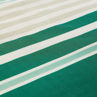 Miami Stripes Reversible Duvet Cover Set Hypoallergenic High-Quality Cotton Blend Bedding Available in Grey Natural Green Multiple Sizes by OLIVIA ROCCO Duvet Cover