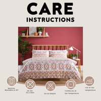 Taxila Duvet Cover Set Easy Care Quilt Covers with Pillowcases Super Soft Reversible Bedding Bed Linen Sets for Bedroom Décor by OLIVIA ROCCO Duvet Cover
