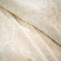 OLIVIA ROCCO Aria Natural Printed Reversible Duvet Cover Set Quilted Polyester Blend with Button Closure Single Double King Size Duvet Cover
