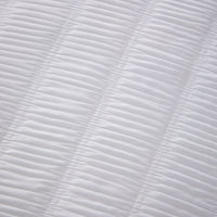 Belgravia White Cotton Rich Duvet Cover Set with Pillowcases Soft Easy Care Modern Quilt Bedding Bed Linen Set by OLIVIA ROCCO Duvet Cover