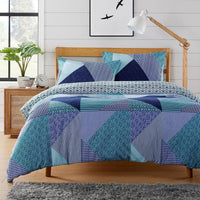 Jasper Teal Durable Printed Duvet Cover Set with Button Closure by OLIVIA ROCCO - Elegant Bedroom Decor in Single, Double, and King Sizes - Premium Polyester SINGLE Duvet Cover