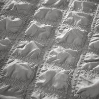 Soho Grey Cotton Rich Duvet Cover Set with Pillowcases Quilted Super Soft Easy Care Bedding Bed Linen Set by OLIVIA ROCCO Duvet Cover