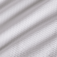 Monaco Seersucker Duvet Cover Set Super Soft Durable Bedding with Pillowcases Grey and White Single Double King by OLIVIA ROCCO Duvet Cover
