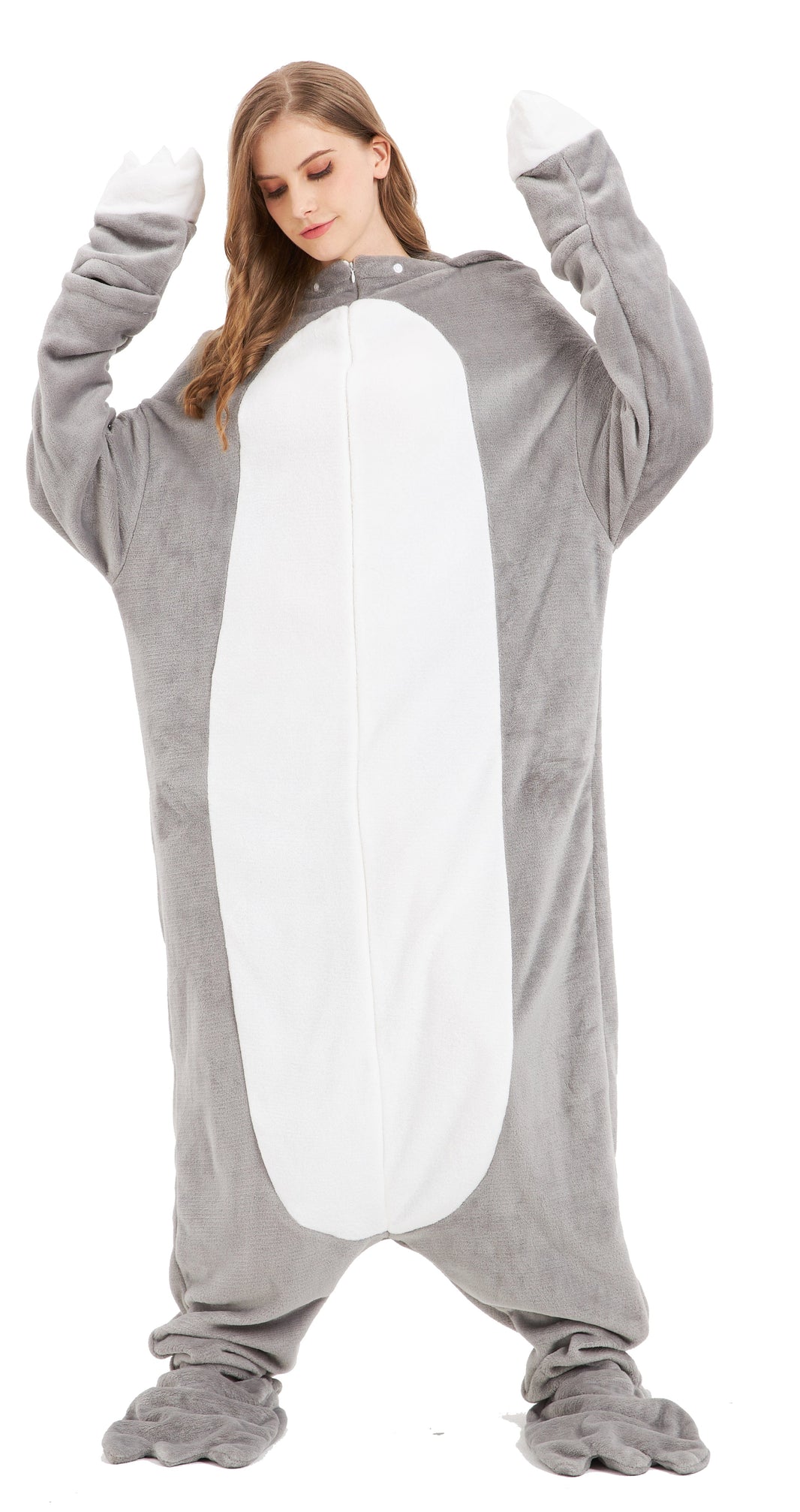 Oversized Koala Animal Wearable Blanket Hoodie Soft Fleece Hooded Blanket with Sleeves Warm Winter Loungewear by OLIVIA ROCCO KOALA Hooded Blanket