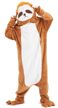 Oversized Sloth Animal Wearable Blanket Hoodie Soft Fleece Hooded Blanket with Sleeves Warm Winter Loungewear by OLIVIA ROCCO SLOTH Hooded Blanket