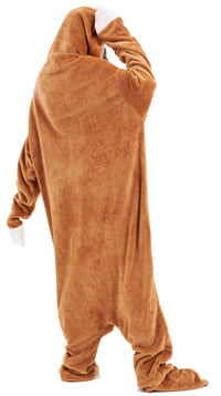Oversized Sloth Animal Wearable Blanket Hoodie Soft Fleece Hooded Blanket with Sleeves Warm Winter Loungewear by OLIVIA ROCCO SLOTH Hooded Blanket
