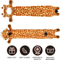 Extra Long Hot Water Bottle with Super Soft Unicorn Pug Cover 72 cm Thermotherapy 2L Pure Natural Rubber Winter Gift by Olivia Rocco Giraffe Hot Water Bottle