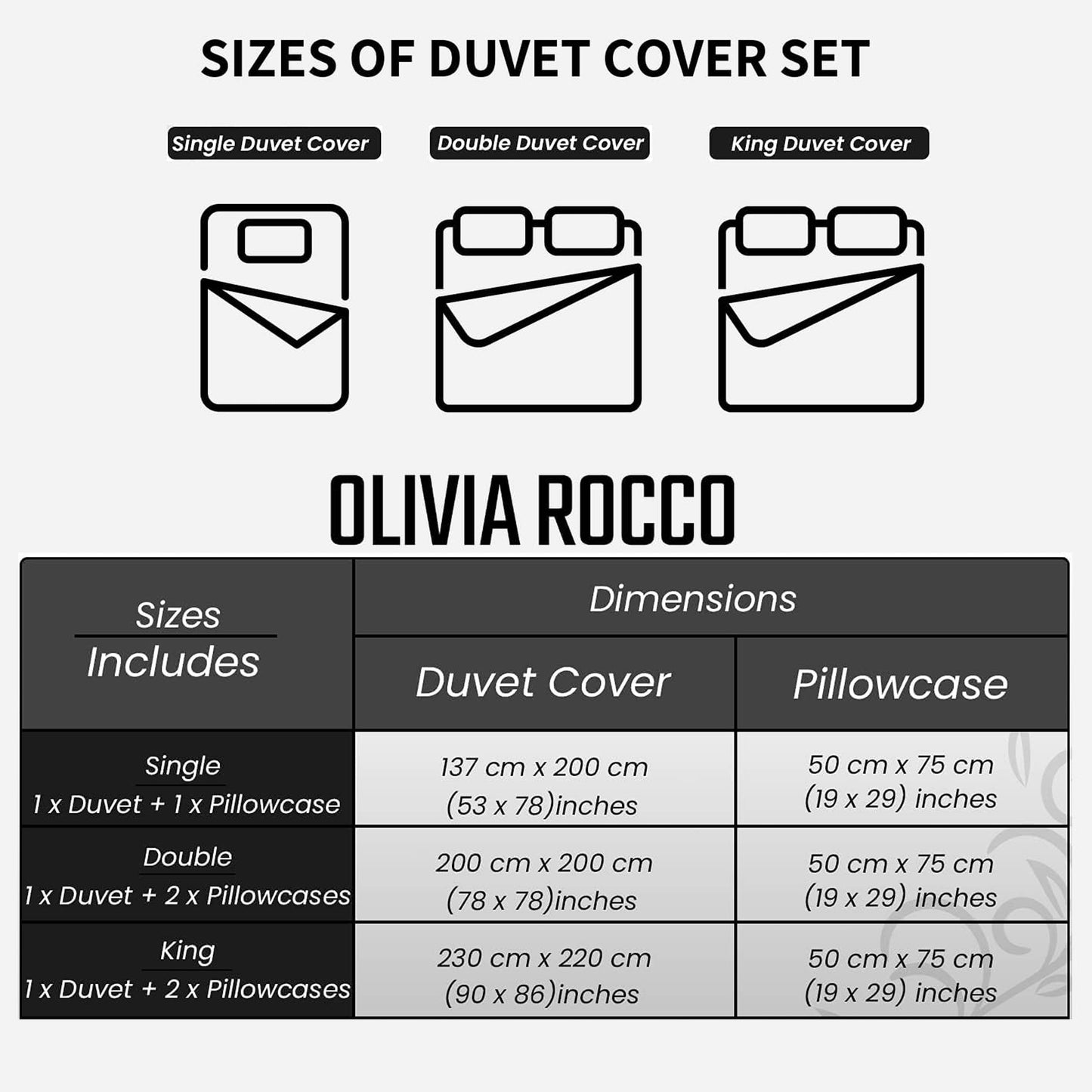 OLIVIA ROCCO Malham Stripe Duvet Cover Set Soft Microfibre Bedding with Pillowcase Duvet Cover