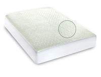 Bamboo Extra Deep Quilted Waterproof Mattress Protector Hypoallergenic Moisture-Wicking Bed Cover with Elastic Skirt by OLIVIA ROCCO Mattress Protector